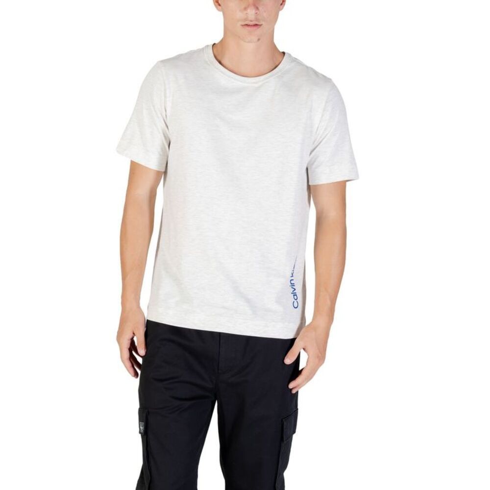 Calvin Klein Sport Gray Cotton Men's T-Shirt